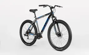 Велосипед SITIS CROSSER 7SP 29 Black-Grey-Blue 1