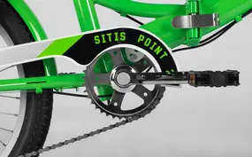 Складной велосипед SITIS POINT 7SP 20 Green-White-Black 1