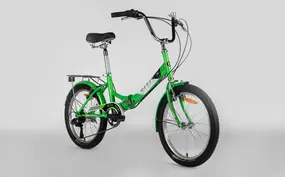 Складной велосипед SITIS POINT 7SP 20 Green-White-Black 1