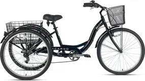 Велосипед трехколесный SITIS CARGO рикша 26 alloy Black-White 1