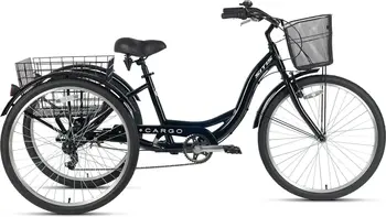 Велосипед трехколесный SITIS CARGO рикша 26 alloy Black-White 1