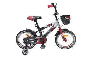 Детский велосипед Favorit Sport 14 черный-красный 1