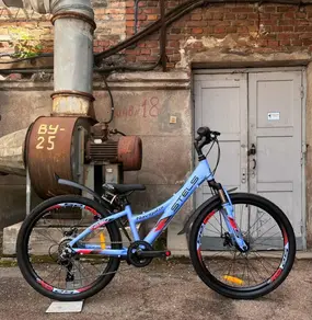 Велосипед Stels Navigator 430 MD 24 V010 2021 (голубой) 1