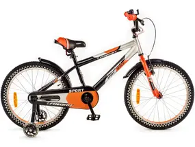 Детский велосипед Favorit Sport 20 черный-оранжевый 1