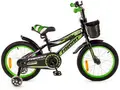 Детский велосипед Favorit Biker 16 черный-зеленый 1
