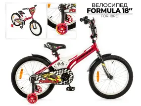 Детский велосипед Favorit Formula 18 красный 1