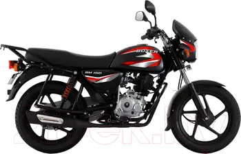 Мотоцикл Bajaj Boxer BM150 (черный-красный) 1