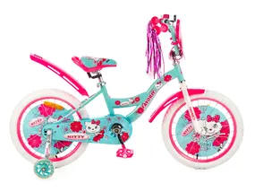 Детский велосипед Favorit Kitty 18 бирюзовый 1