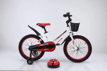 Детский велосипед Delta Prestige 16 2023 (белый, спицы, шлем) 1