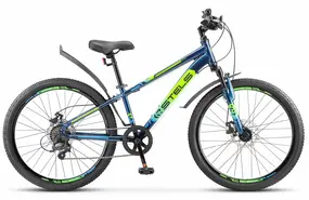 Велосипед Stels Navigator 400 MD 24 Синий-Салатовый 1