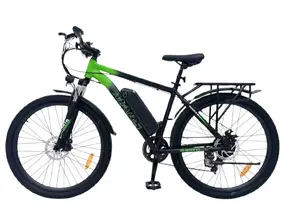 Электровелосипед Smart8 Mars Черно-зелёный 1