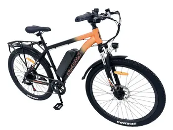 Электровелосипед Smart8 Mars Черно-оранжевый 1