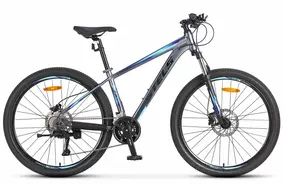 Велосипед Stels Navigator 730 27.5 D Z010 Матовый темно-серый-синий 1