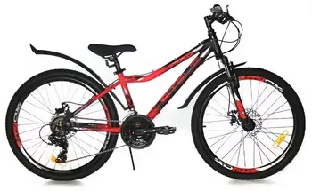 Велосипед Stels Navigator 450 MD 24 V030 2024 (черный/красный) 1