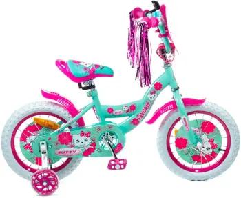 Детский велосипед Favorit Kitty 14 KIT-14GN (розовый/бирюзовый) 1