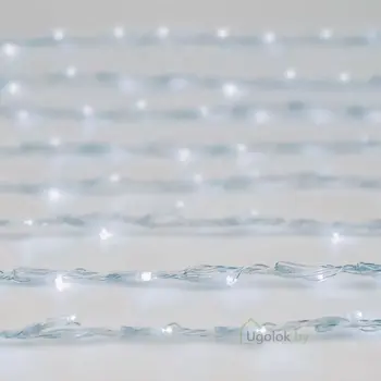 Гирлянда новогодняя светодиодная 1х2 м 320 LED белый свет 1