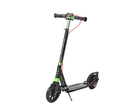 Двухколесный подростковый самокат Tech Team City Scooter Disk Brake зеленый 1