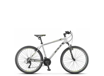 Велосипед Stels Navigator 590 V серый-салатовый 1