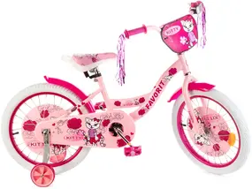 Детский велосипед Favorit Kitty 18 KIT-18PN (розовый) 1