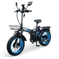 Электровелосипед Minako F10 Dual Синий 1