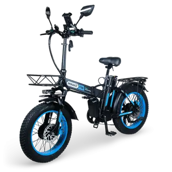 Электровелосипед Minako F10 Dual Синий 1