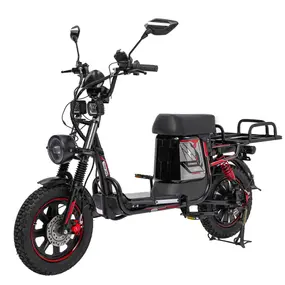 Электровелосипед Minako Titan 2.0 черный-красный 1