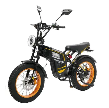 Электровелосипед Minako Apex черный-желтый 1