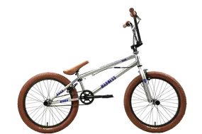 Велосипед Stark Madness BMX 2 (серебристый/фиолетовый/песочный) 1