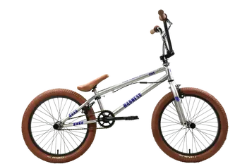 Велосипед Stark Madness BMX 2 (серебристый/фиолетовый/песочный) 1