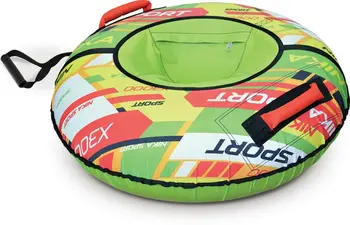 Тюбинг Ника ТБ2К-85 спорт зеленый (размер чехла 930 мм)	 1