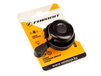 Звонок велосипедный 33 мм TD-0906BK 1