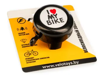 Звонок велосипедный 54 мм TD-0602BK 1
