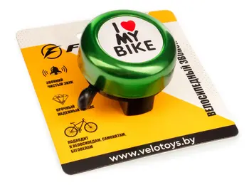 Звонок велосипедный 54 мм TD-0602GN 1