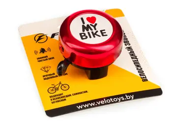 Звонок велосипедный 54 мм TD-0602RD 1