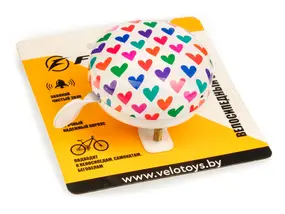 Звонок велосипедный 58 мм TD-0312HT 1