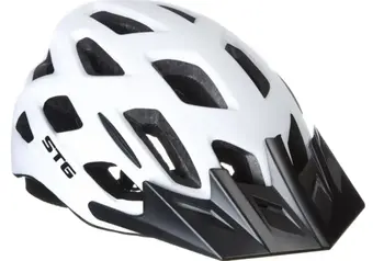 Шлем STG HB3-2-D L(58-61)cм белый с фикс застежкой 1