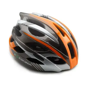 Шлем велосипедный Cigna WT-016 чёрный/оранжевый/серый, L ( 57-61см) 1