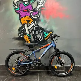 Детский велосипед Greenland Tommy 20 синий-оранжевый 2