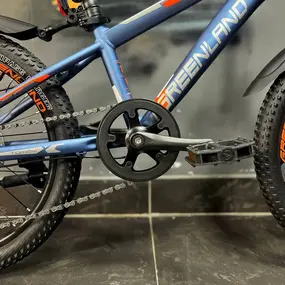 Детский велосипед Greenland Tommy 20 синий-оранжевый 2