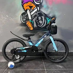 Детский велосипед Stels Flash KR 18 темно-синий 2