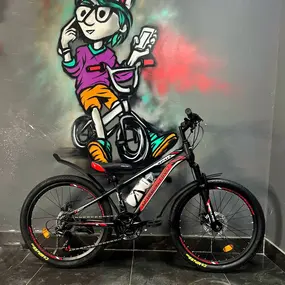 Велосипед Greenland Space 24 черный-красный 2