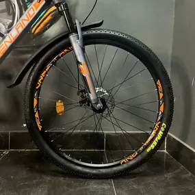 Велосипед Greenland Draft 27.5 серый-оранжевый 2