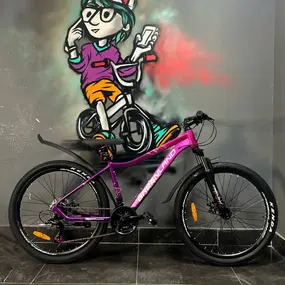 Велосипед Greenland Demetra Pro 26 фиолетовый-розовый 1