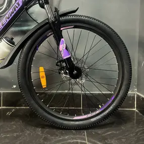 Велосипед Greenway 4930M 24 черный-фиолетовый 1