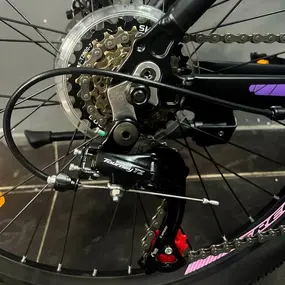 Велосипед Greenway 4930M 24 черный-фиолетовый 1