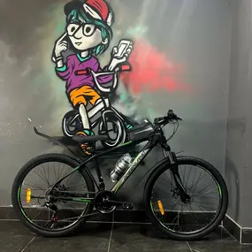 Велосипед Greenland Everest 26 1.0 черный-зеленый 2