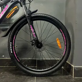 Велосипед Greenland Demetra 27.5 Pro черный-розовый 2