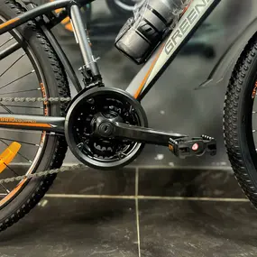 Велосипед Greenland Everest 26 1.0 черный-оранжевый 2