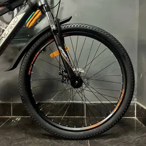 Велосипед Greenland Everest 26 1.0 черный-оранжевый 2