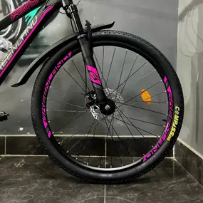 Велосипед Greenland Sunset 26 черный-розовый 2